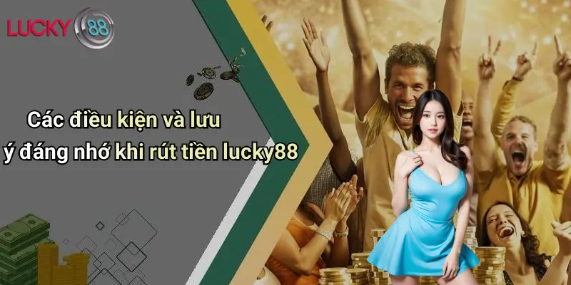 Các điều kiện và lưu ý đáng nhớ khi rút tiền lucky88